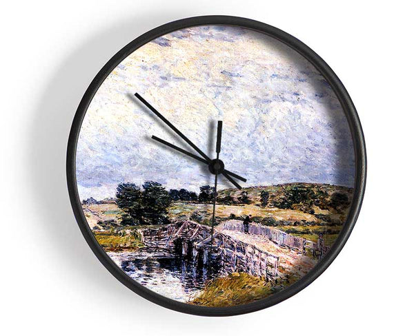 Hassam The Bridge From Old Lyme Clock - Wallart-Direct UK