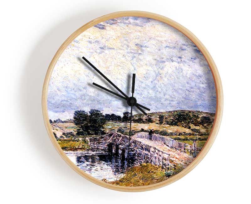 Hassam The Bridge From Old Lyme Clock - Wallart-Direct UK