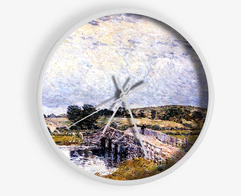 Hassam The Bridge From Old Lyme Clock - Wallart-Direct UK