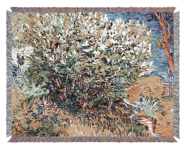 Van Gogh The Bush Woven Blanket