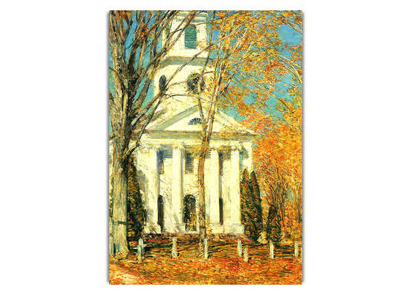 The Church Of Old Lyme, Connecticut [2] By Hassam