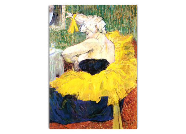 The Clowness Cha U Kao By Toulouse Lautrec