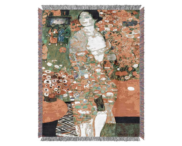 Klimt The Dancer Woven Blanket