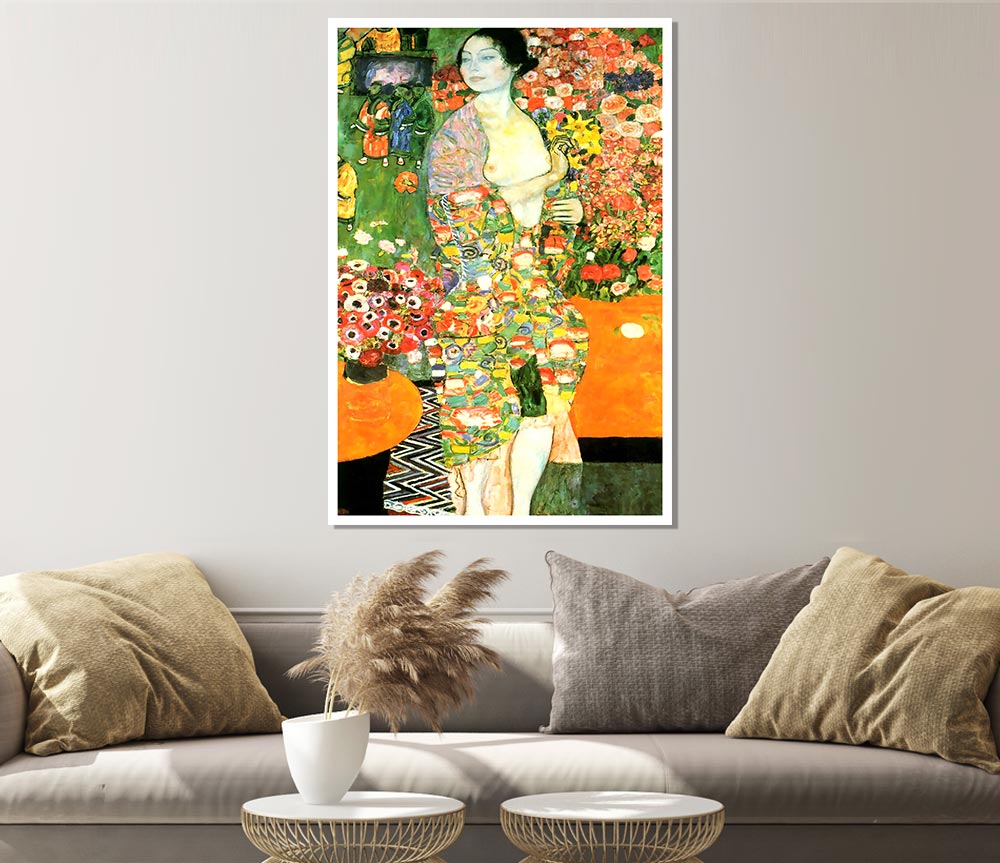 Klimt The Dancer Print Poster Wall Art