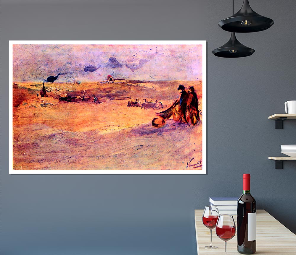 Van Gogh The Dunes Print Poster Wall Art