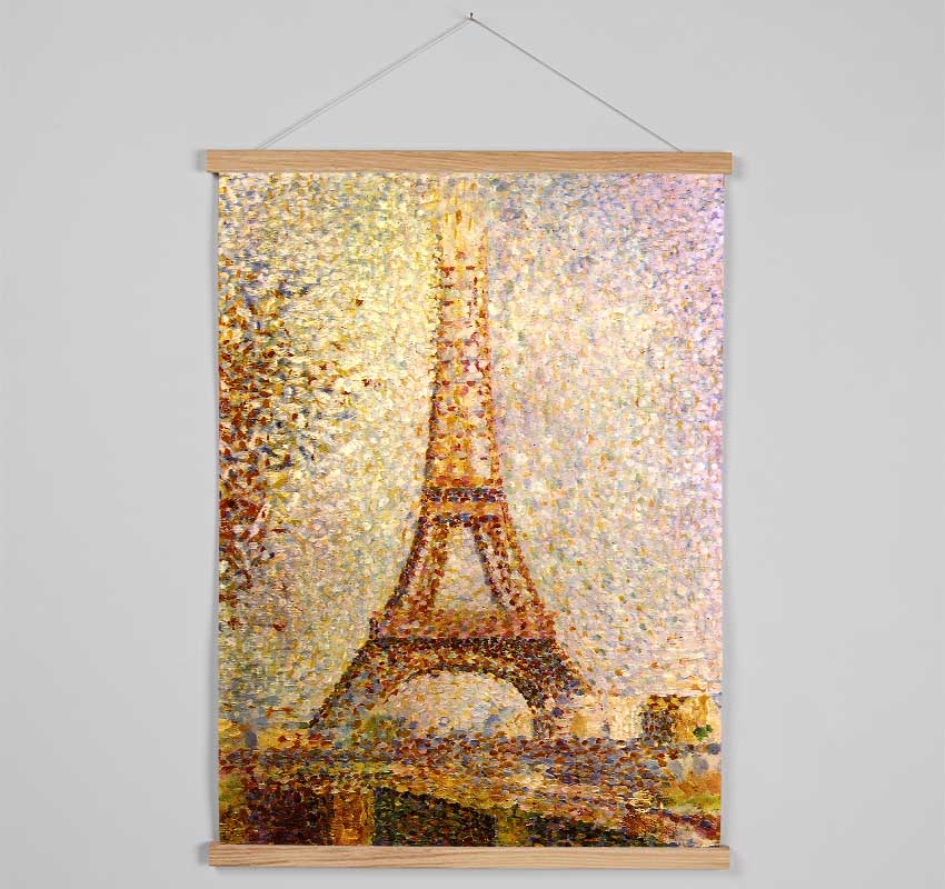 Seurat The Eiffel Tower Hanging Poster - Wallart-Direct UK