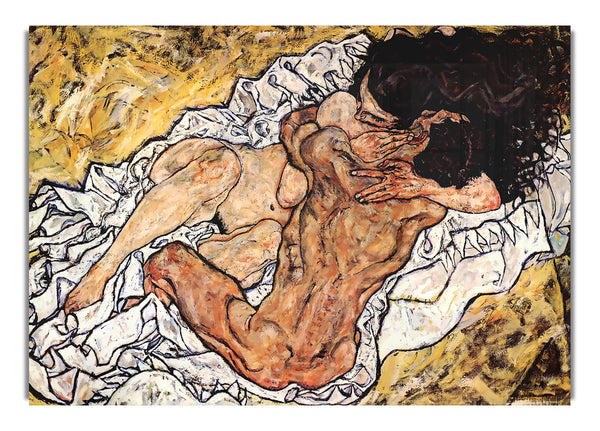 The Embrace By Schiele