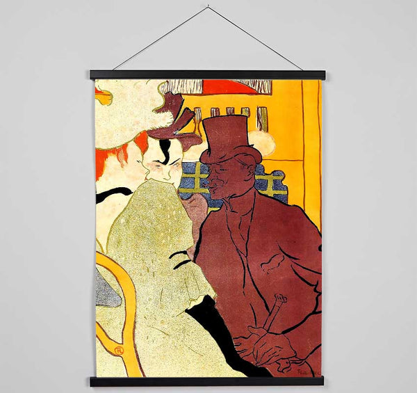 Toulouse Lautrec The English Man At The Moulin Rouge 2 Hanging Poster - Wallart-Direct UK