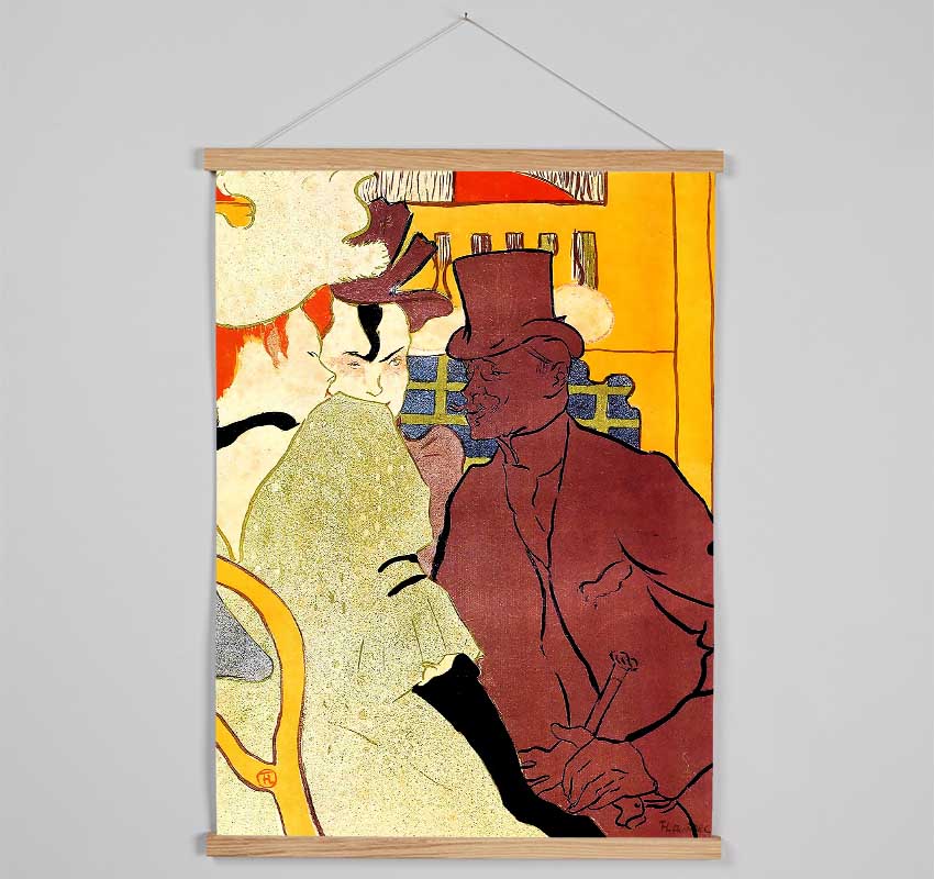 Toulouse Lautrec The English Man At The Moulin Rouge 2 Hanging Poster - Wallart-Direct UK