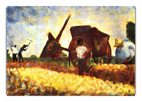 The Field Worker By Seurat