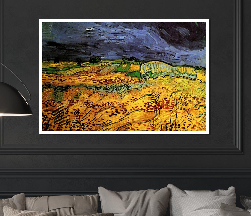 Van Gogh The Fields Print Poster Wall Art