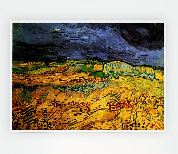 Van Gogh The Fields Print Poster Wall Art