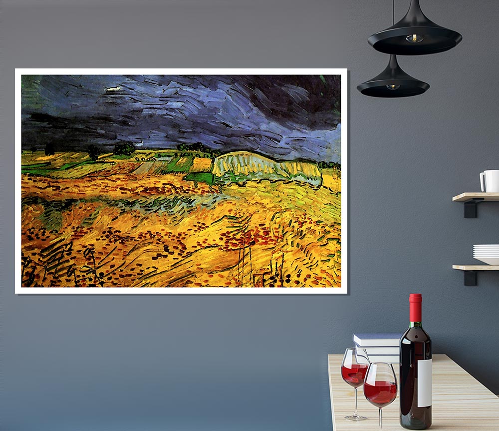 Van Gogh The Fields Print Poster Wall Art