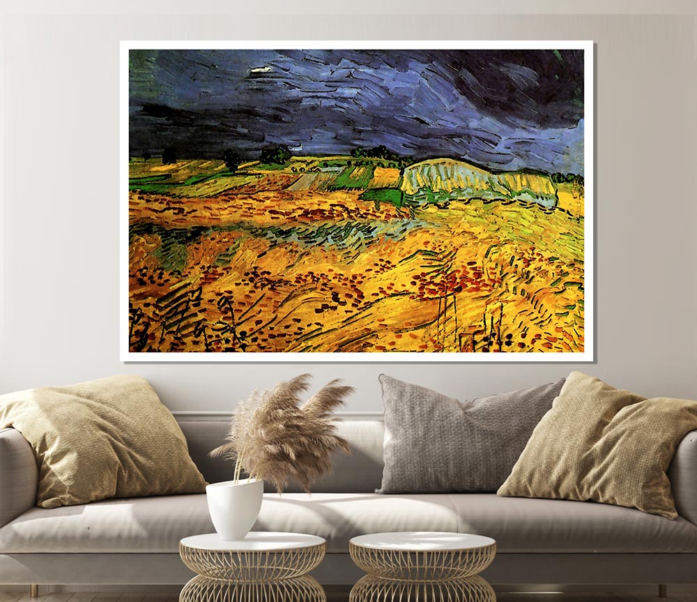 Van Gogh The Fields Print Poster Wall Art