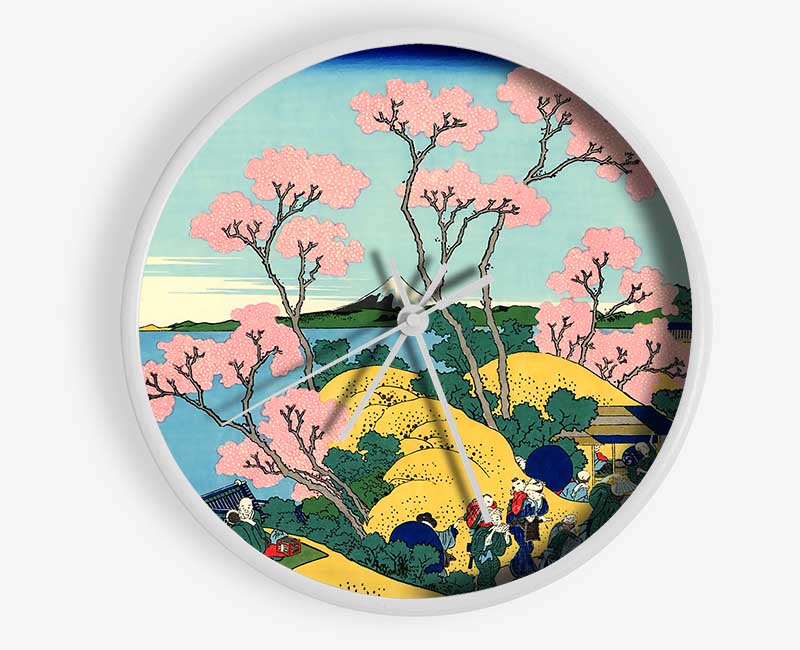 Hokusai The Fuji From Gotenyama Clock - Wallart-Direct UK