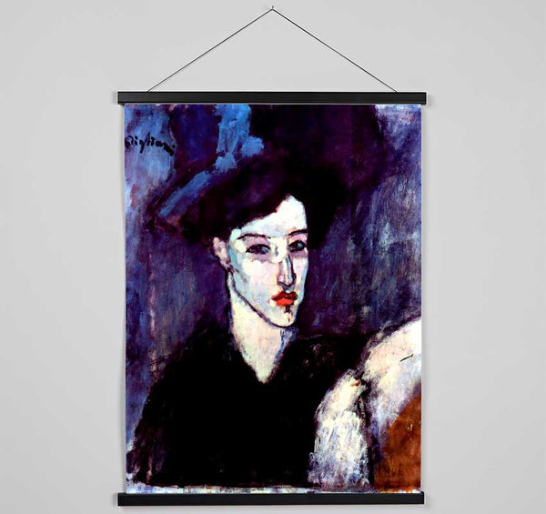 Modigliani The Jewess Hanging Poster - Wallart-Direct UK