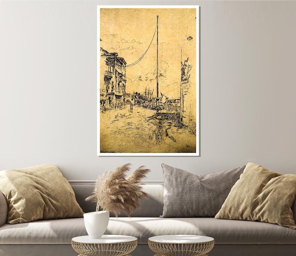 Whistler The Little Mast Print Poster Wall Art