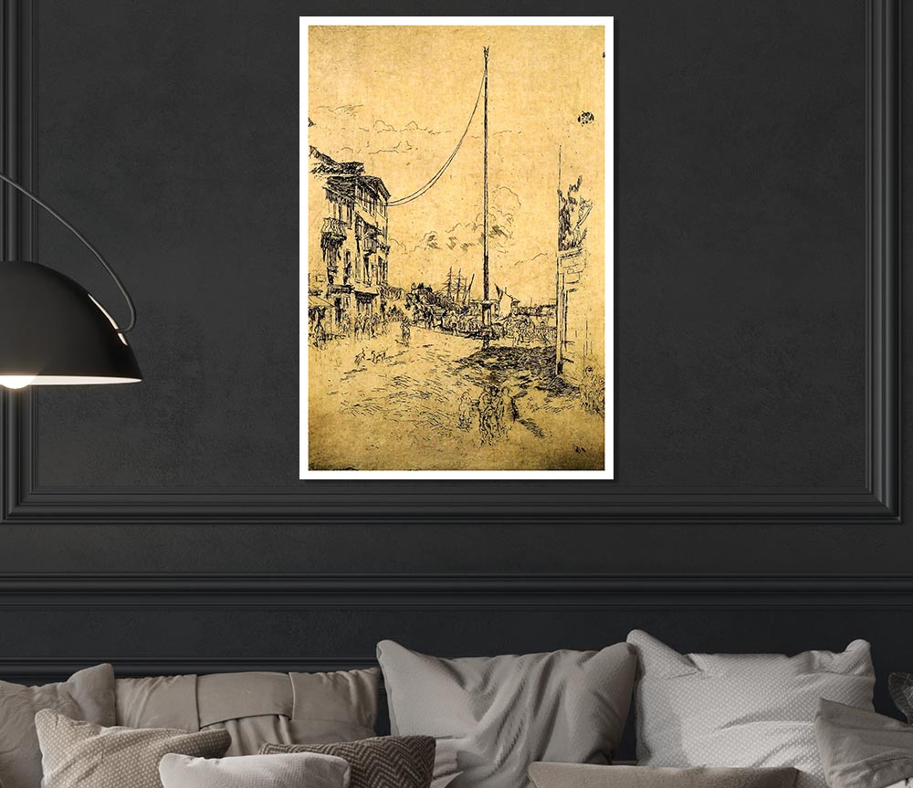 Whistler The Little Mast Print Poster Wall Art