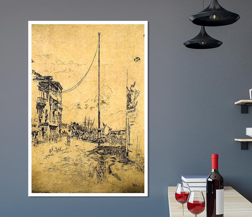 Whistler The Little Mast Print Poster Wall Art