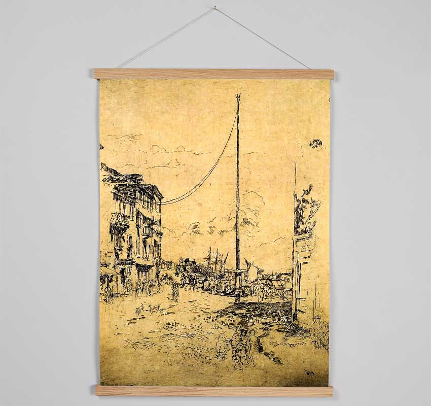 Whistler The Little Mast Hanging Poster - Wallart-Direct UK