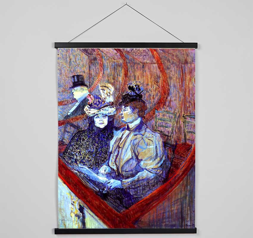 Toulouse Lautrec The Loge Hanging Poster - Wallart-Direct UK