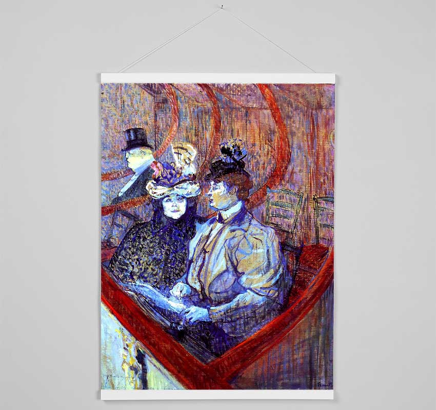 Toulouse Lautrec The Loge Hanging Poster - Wallart-Direct UK