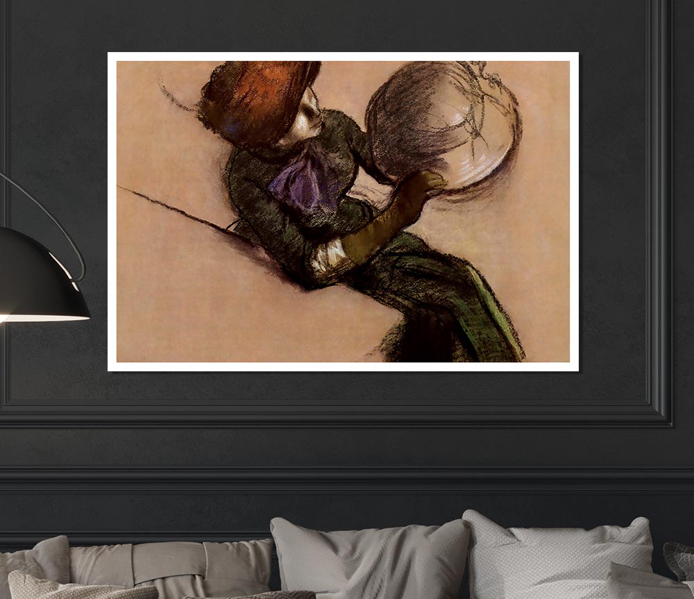 Degas The Milliner Print Poster Wall Art