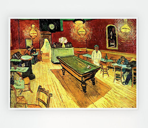 Van Gogh The Night Cafe On Place Lamartine In Arles Print Poster Wall Art