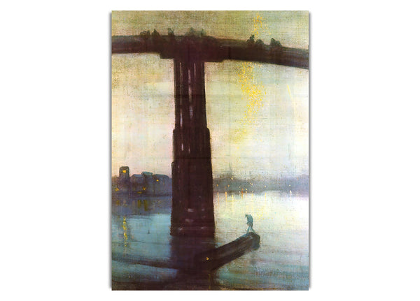 The Old Battersea Bridge By James Abbot Mcneill Whistler