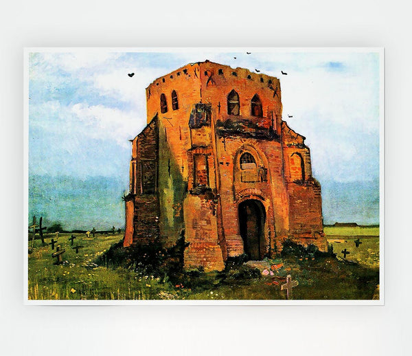 Van Gogh The Old Cemetery In Nuenen Print Poster Wall Art