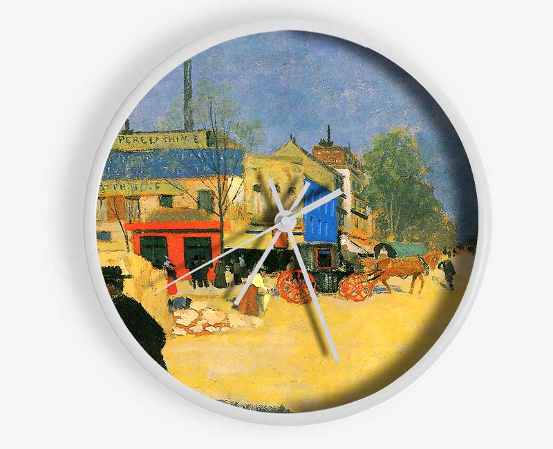 Felix Vallotton The Place Clichy In Paris Clock - Wallart-Direct UK