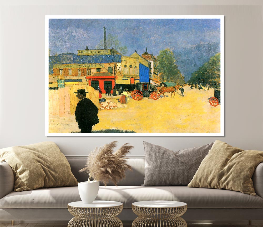 Felix Vallotton The Place Clichy In Paris Print Poster Wall Art