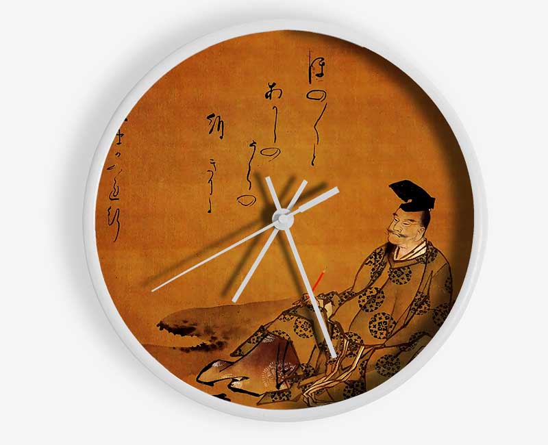 Hokusai The Poet Clock - Wallart-Direct UK