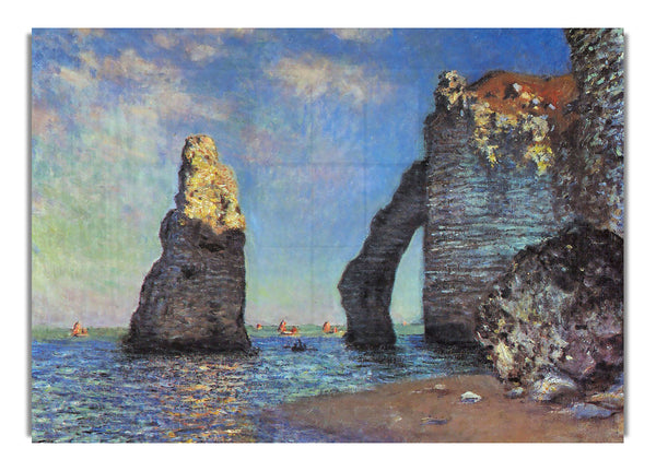 The Rocky Cliffs Of Étretat By Monet