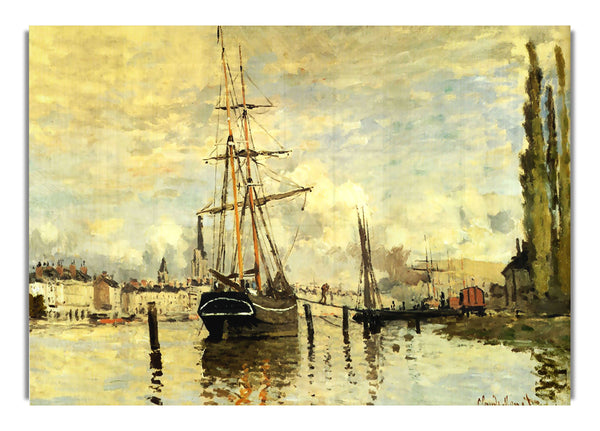 The Seine At Rouen 1872