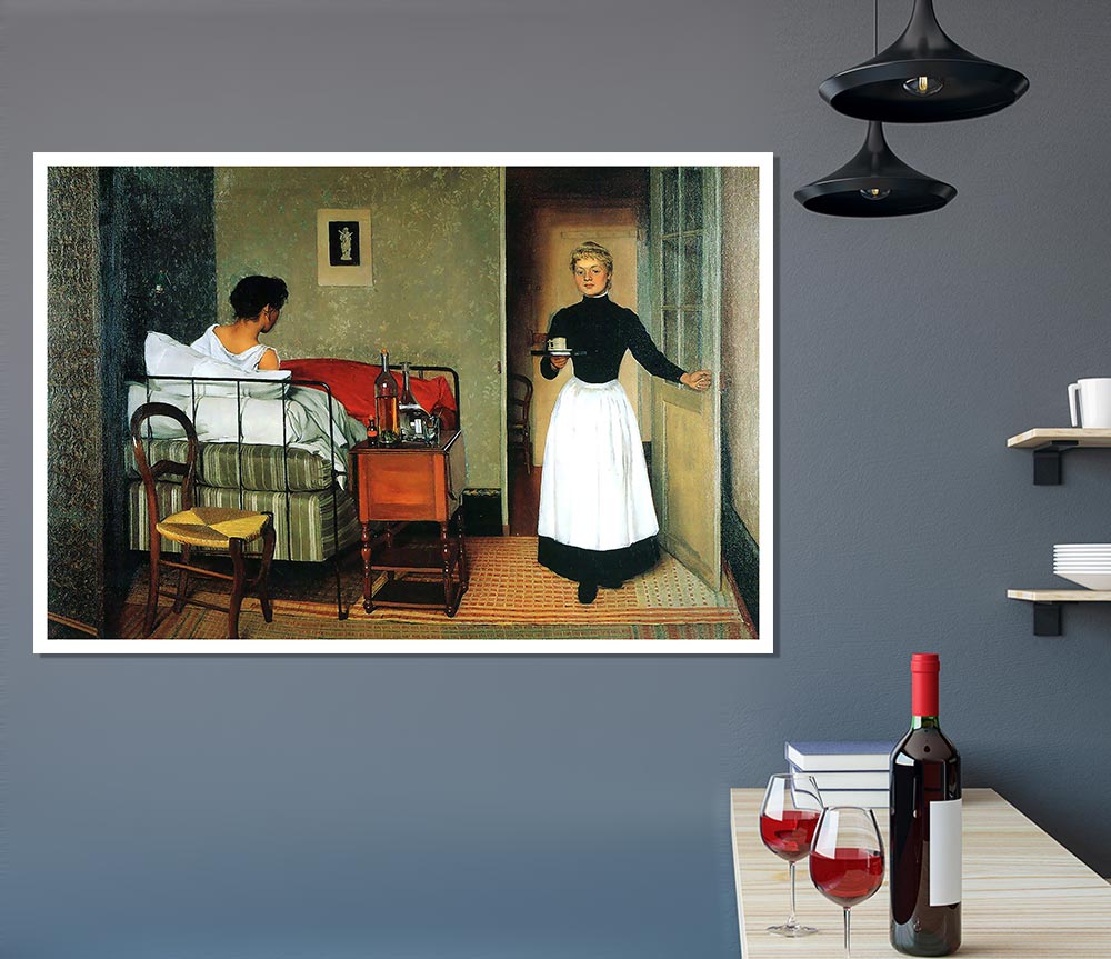 Felix Vallotton The Sick Print Poster Wall Art