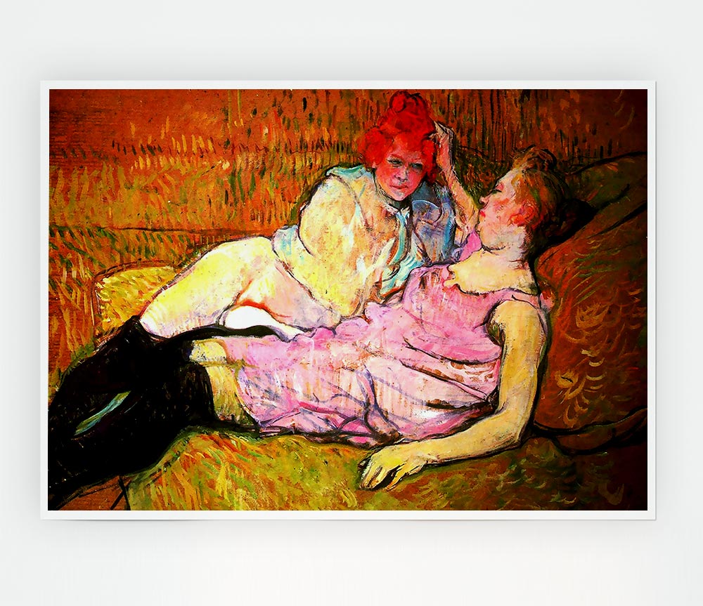 Toulouse Lautrec The Sofa Print Poster Wall Art