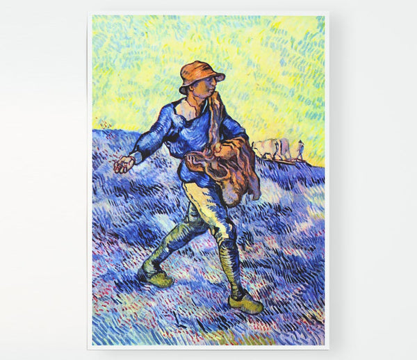 Van Gogh The Sower 1 Print Poster Wall Art