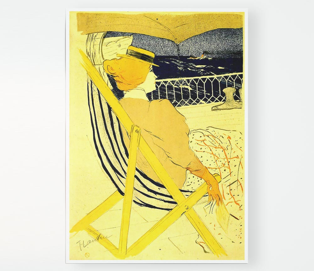 Toulouse Lautrec The Traveller 2 Print Poster Wall Art