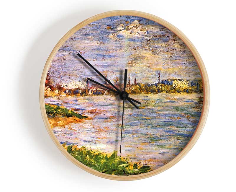 Seurat The Two Banks Clock - Wallart-Direct UK