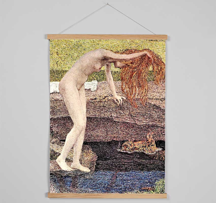 The Vanity Detail By Giovanni Segantini Hanging Poster - Wallart-Direct UK