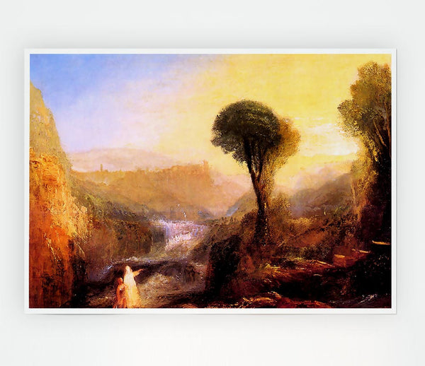 Joseph Mallord Turner Tivoli Tobias And The Engel Print Poster Wall Art