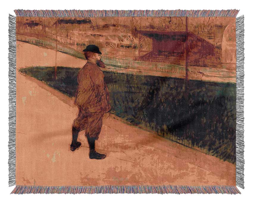 Toulouse Lautrec Tristan Bernard Woven Blanket