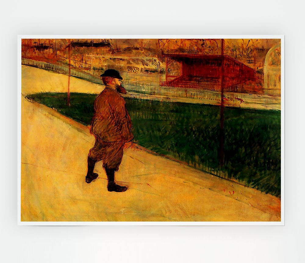 Toulouse Lautrec Tristan Bernard Print Poster Wall Art