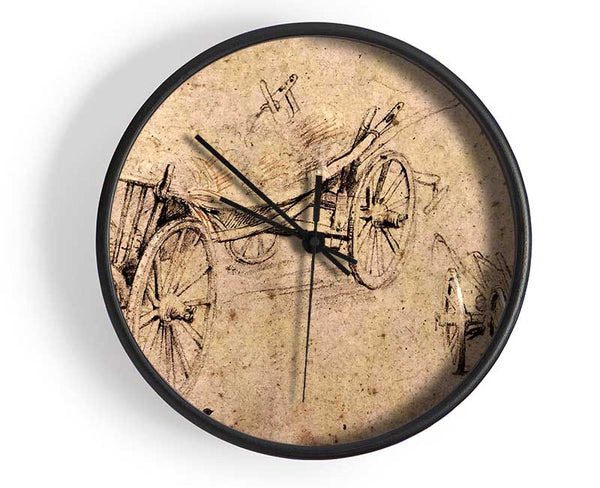 Rubens Two Farm Wagon Clock - Wallart-Direct UK