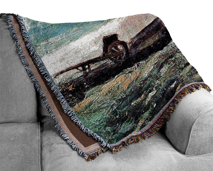 Van Gogh Two Farmers Woven Blanket