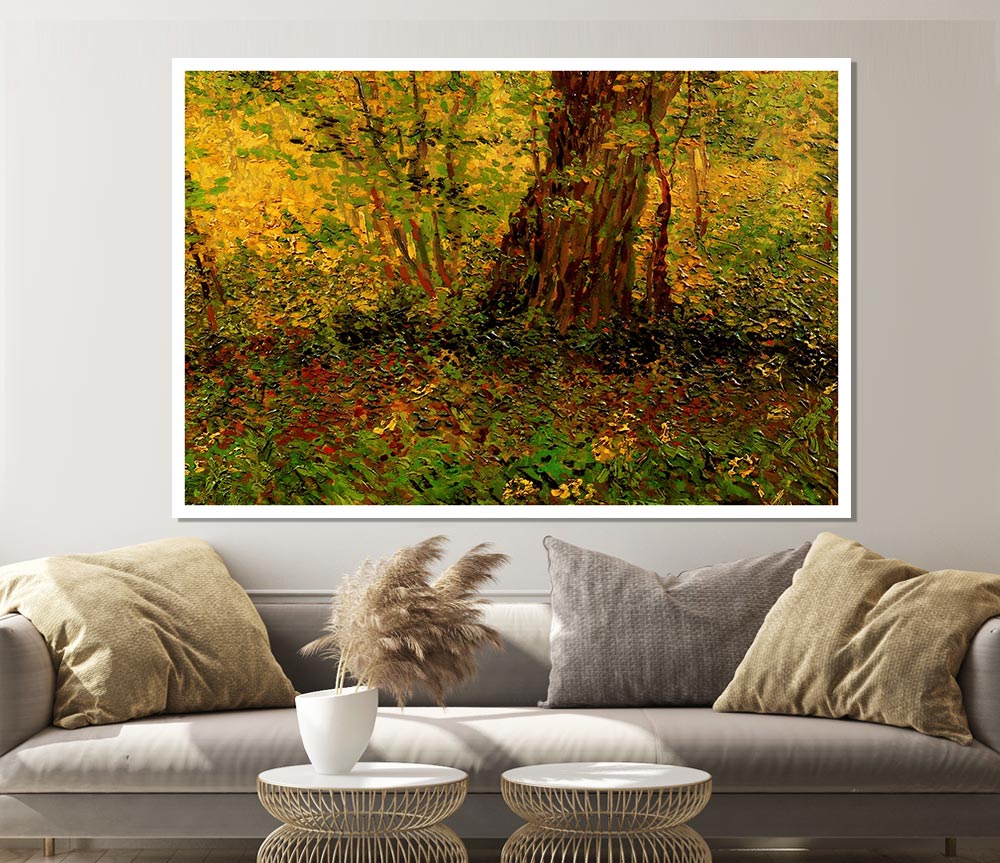 Van Gogh Undergrowth 2 Print Poster Wall Art