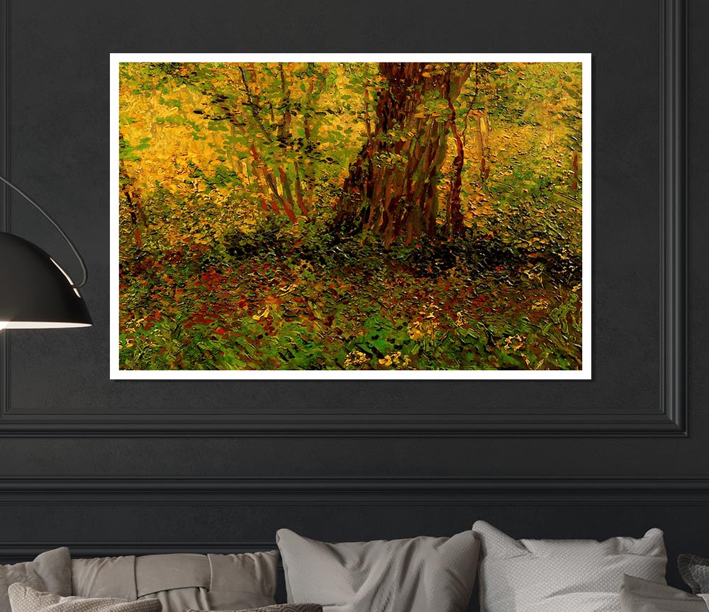 Van Gogh Undergrowth 2 Print Poster Wall Art