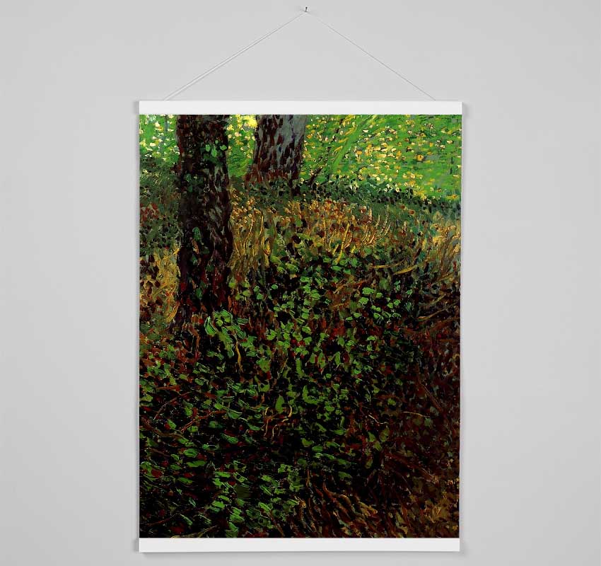 Van Gogh Undergrowth Hanging Poster - Wallart-Direct UK