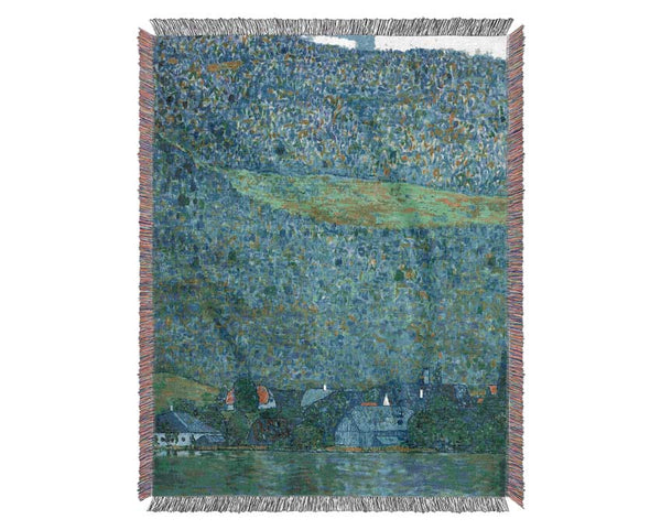 Klimt Unterach At The Attersee Woven Blanket